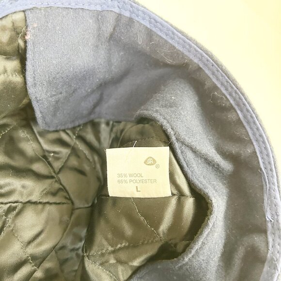 Vintage Broner Hat Insulated Quilted Trapper Wool Blend Cap Outdoor Hunt - Picture 8 of 9